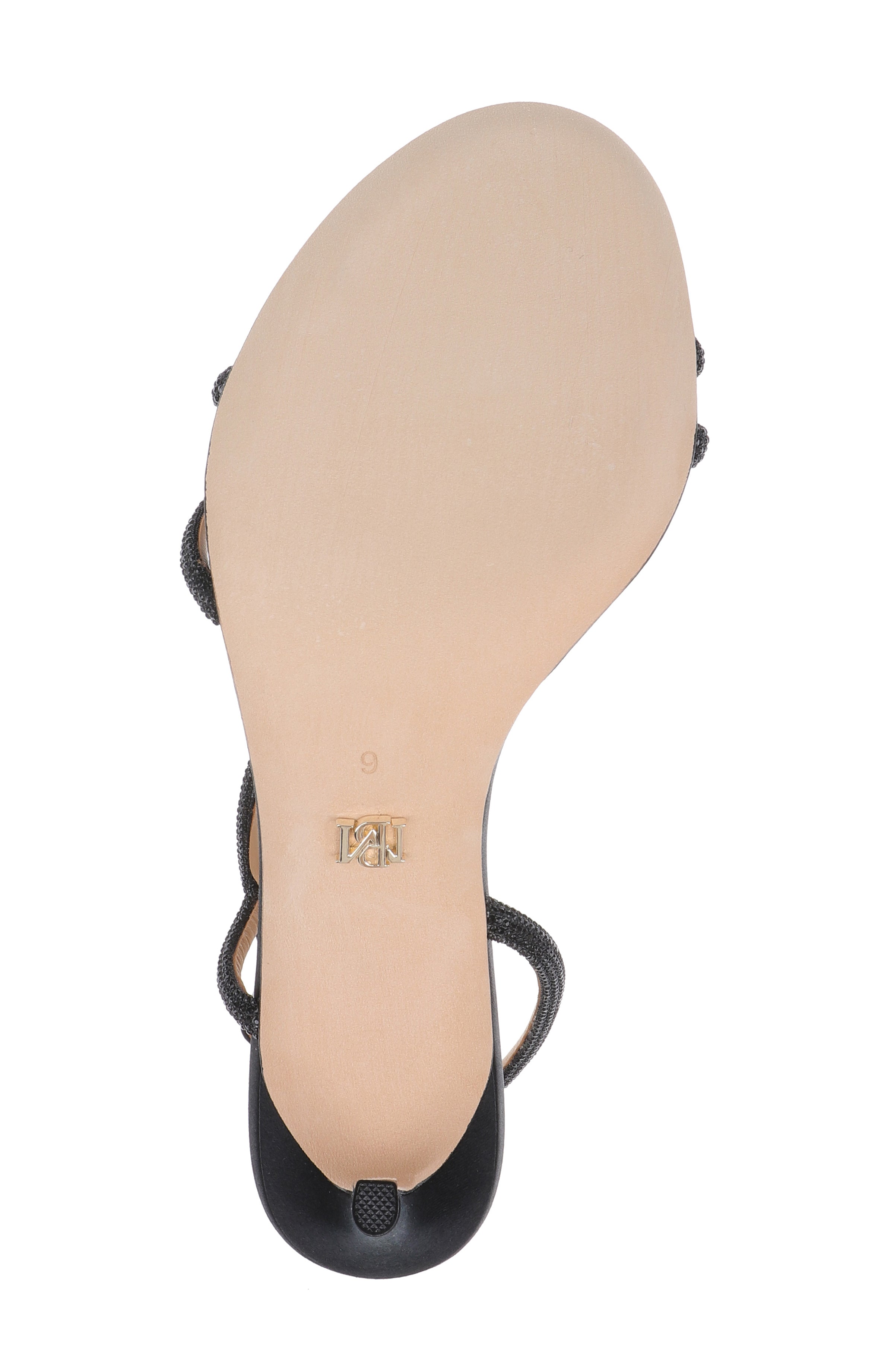 Black Satin | Yulissa Slingback Sandal Sole