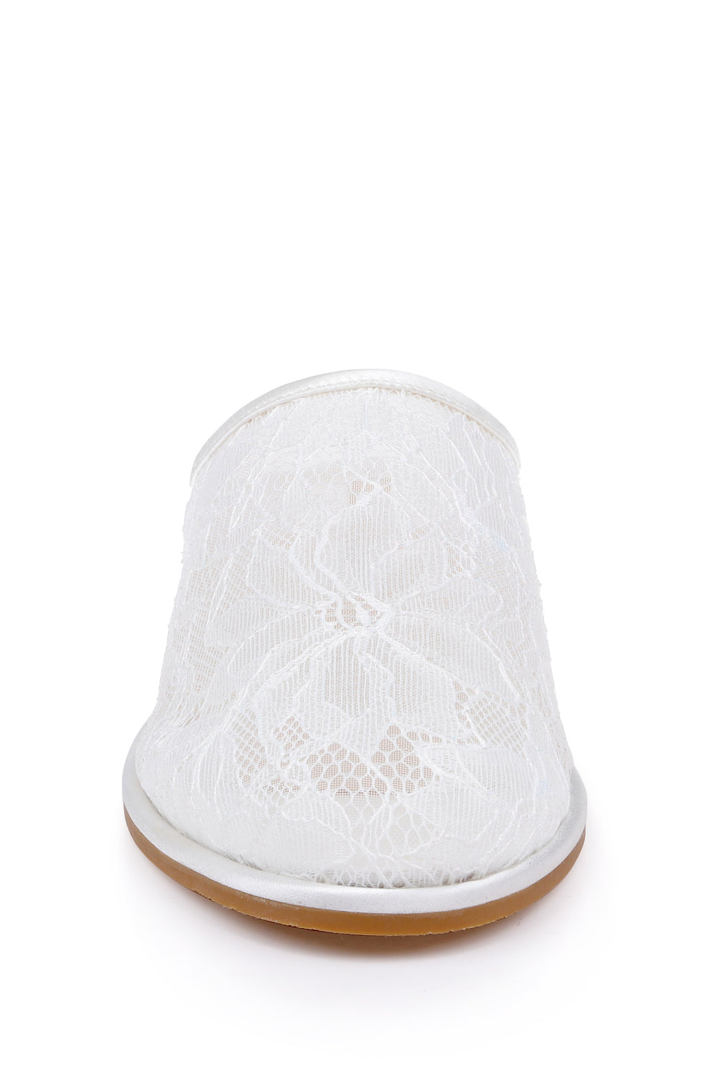 White Lace | Yumi Mesh Mule Front