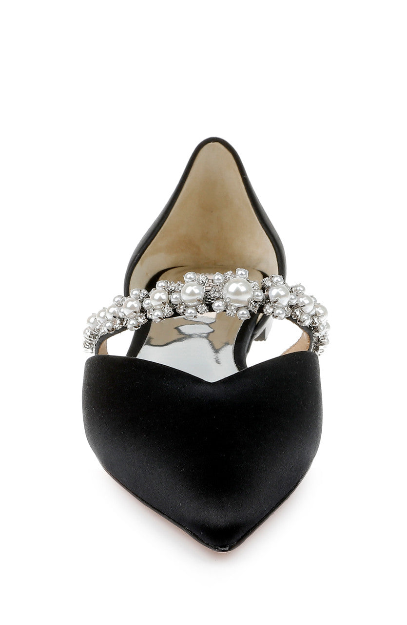 Black | Natalia Flat Shoes