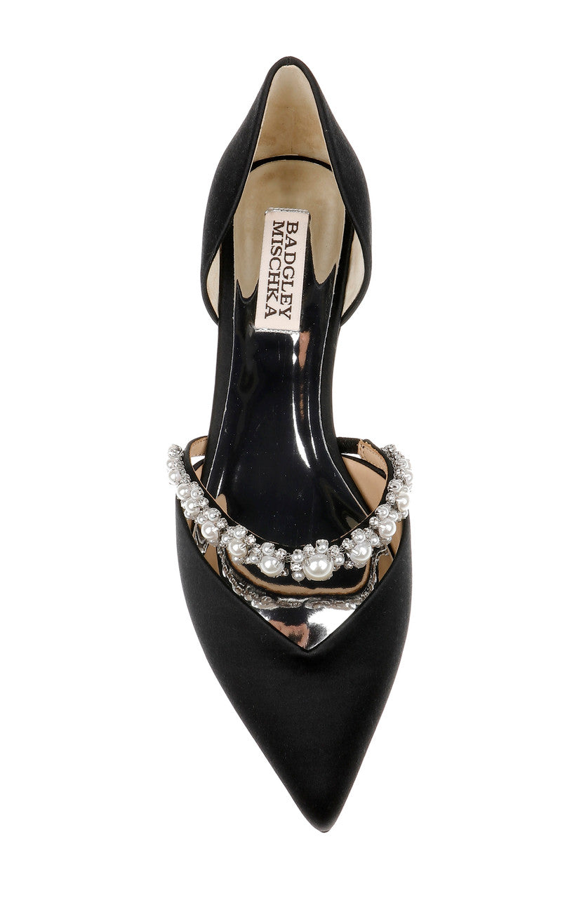 Black | Natalia Flat Shoes