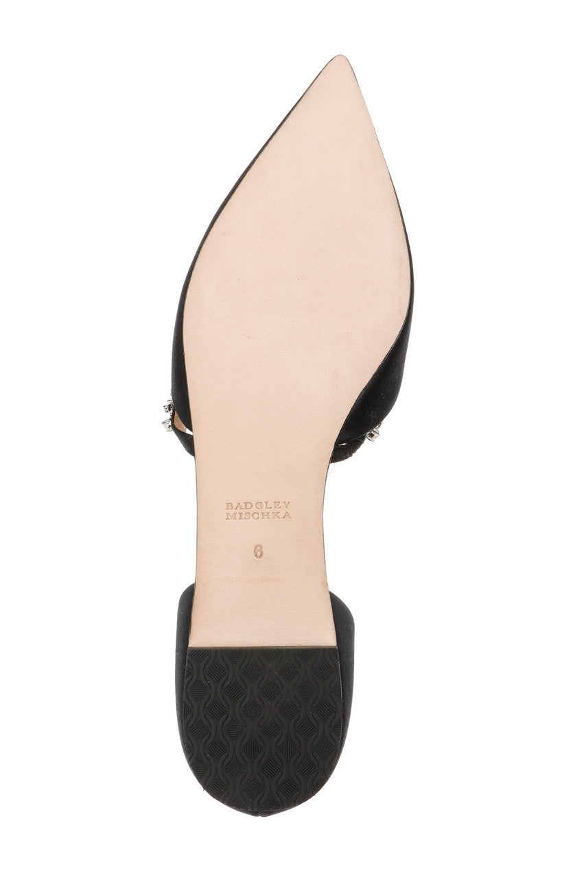 Black | Natalia Flat Shoes