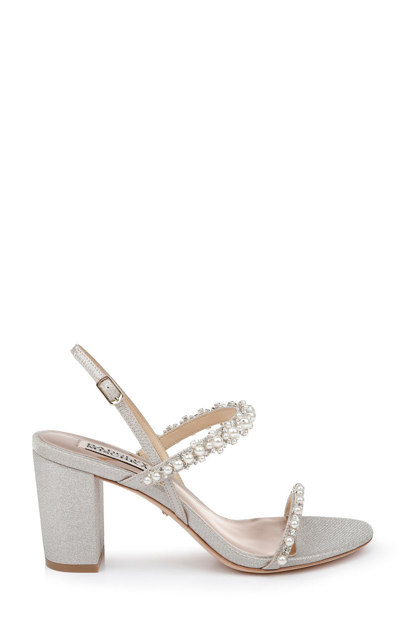 Champagne | Natasha Block Heels