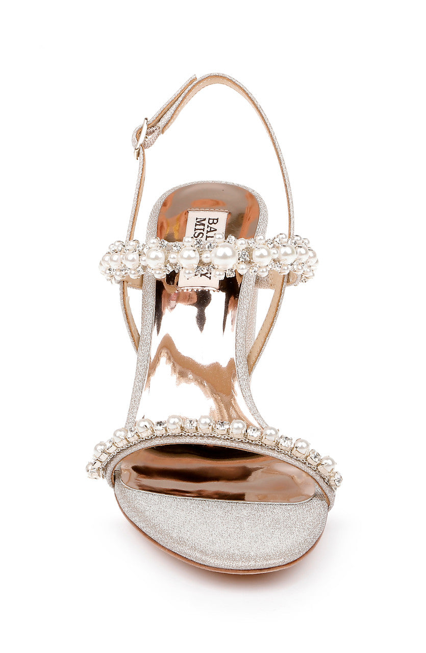 Champagne | Natasha Block Heels
