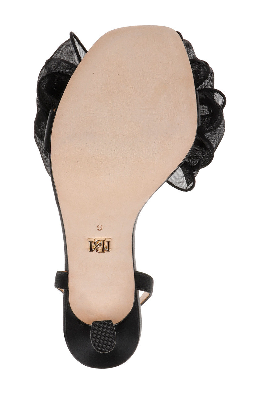 Black | Nessie Bowed Stiletto Heel