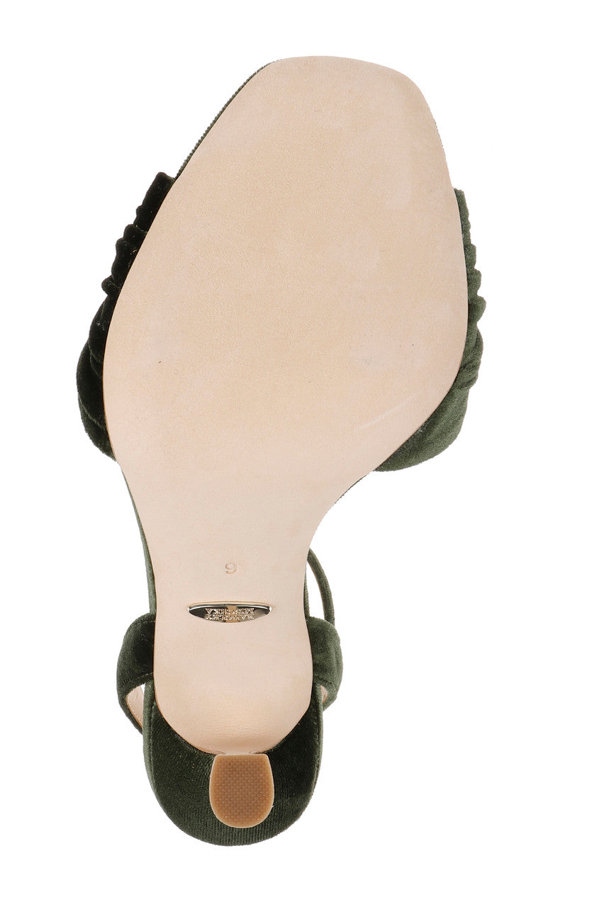 Emerald Green | Nixie Peep Toe Stiletto Sandal