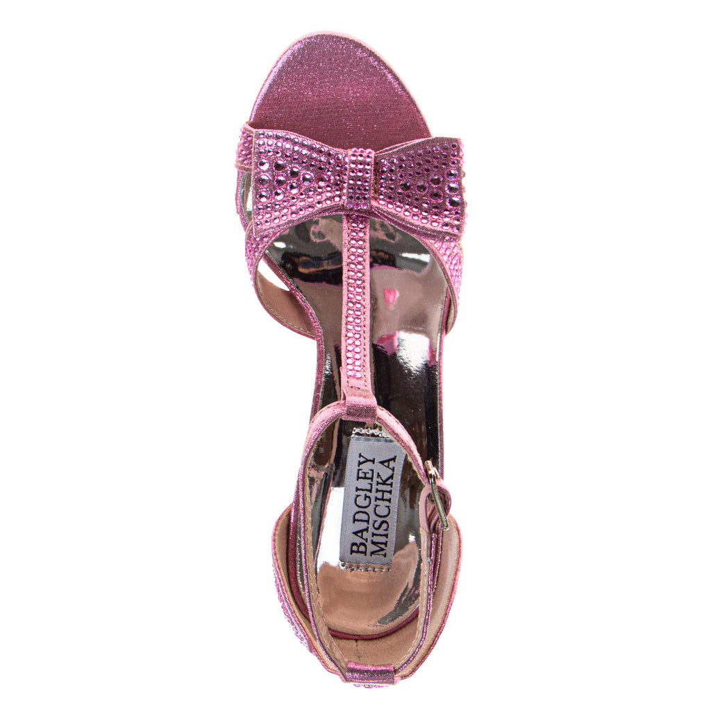 Pink | Kayla Girls' T-Strap Dress Heels Top