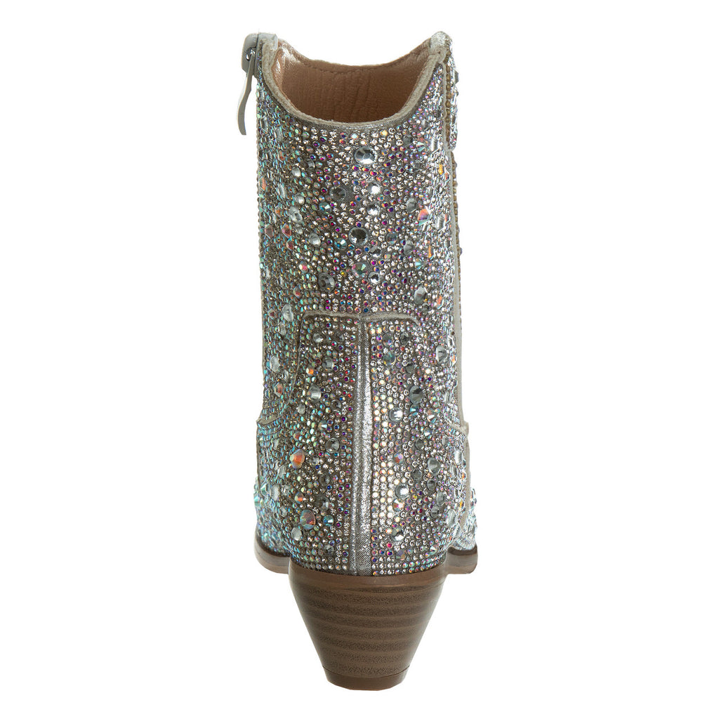 Silver | Girls’ Sparkly Cowgirl Boots