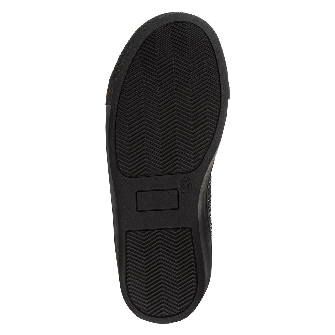 Black | Girls' Crystal Rhinestone Sneakers Sole