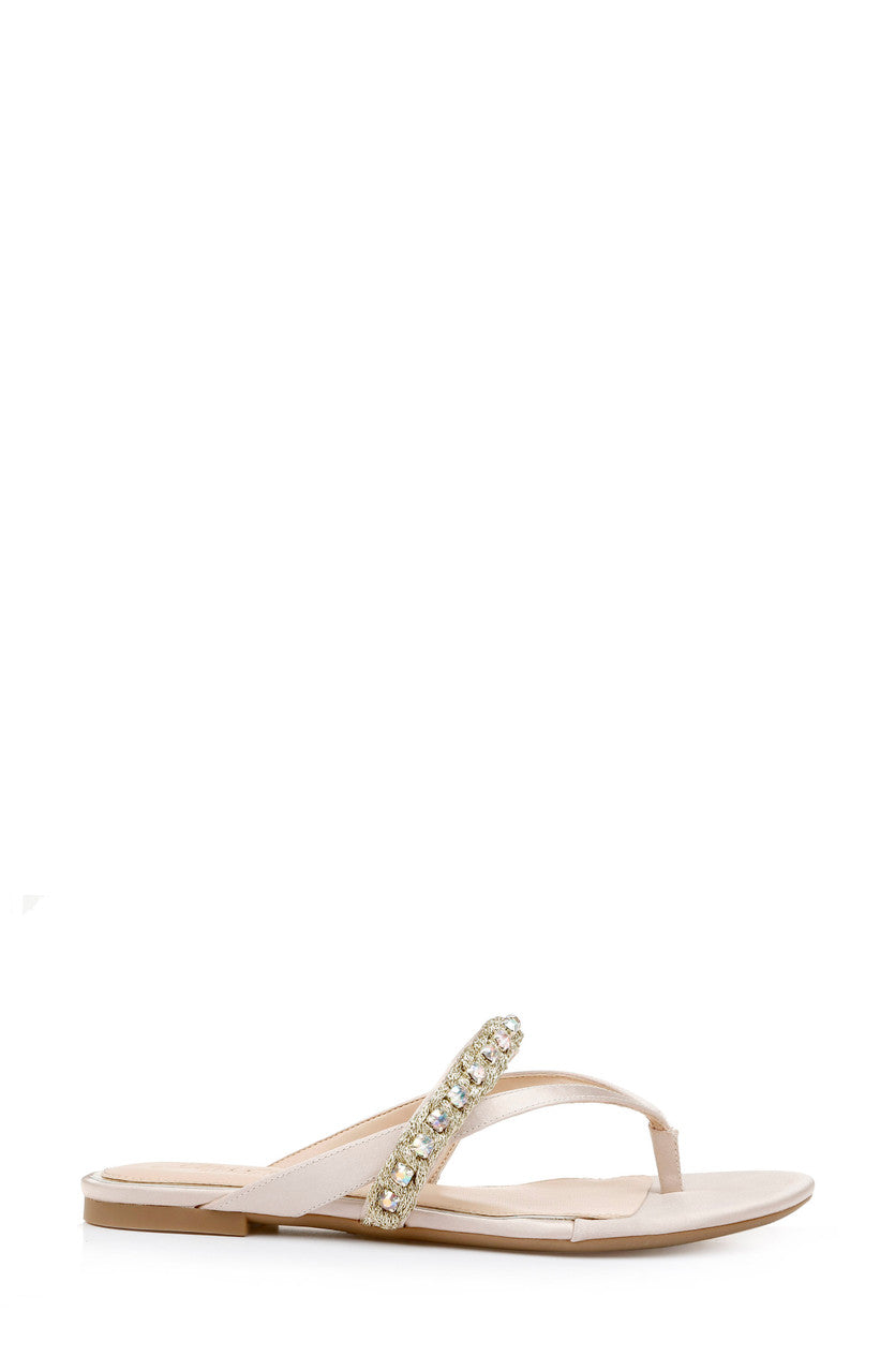 Champagne | Odina Artisanal Flat Sandals