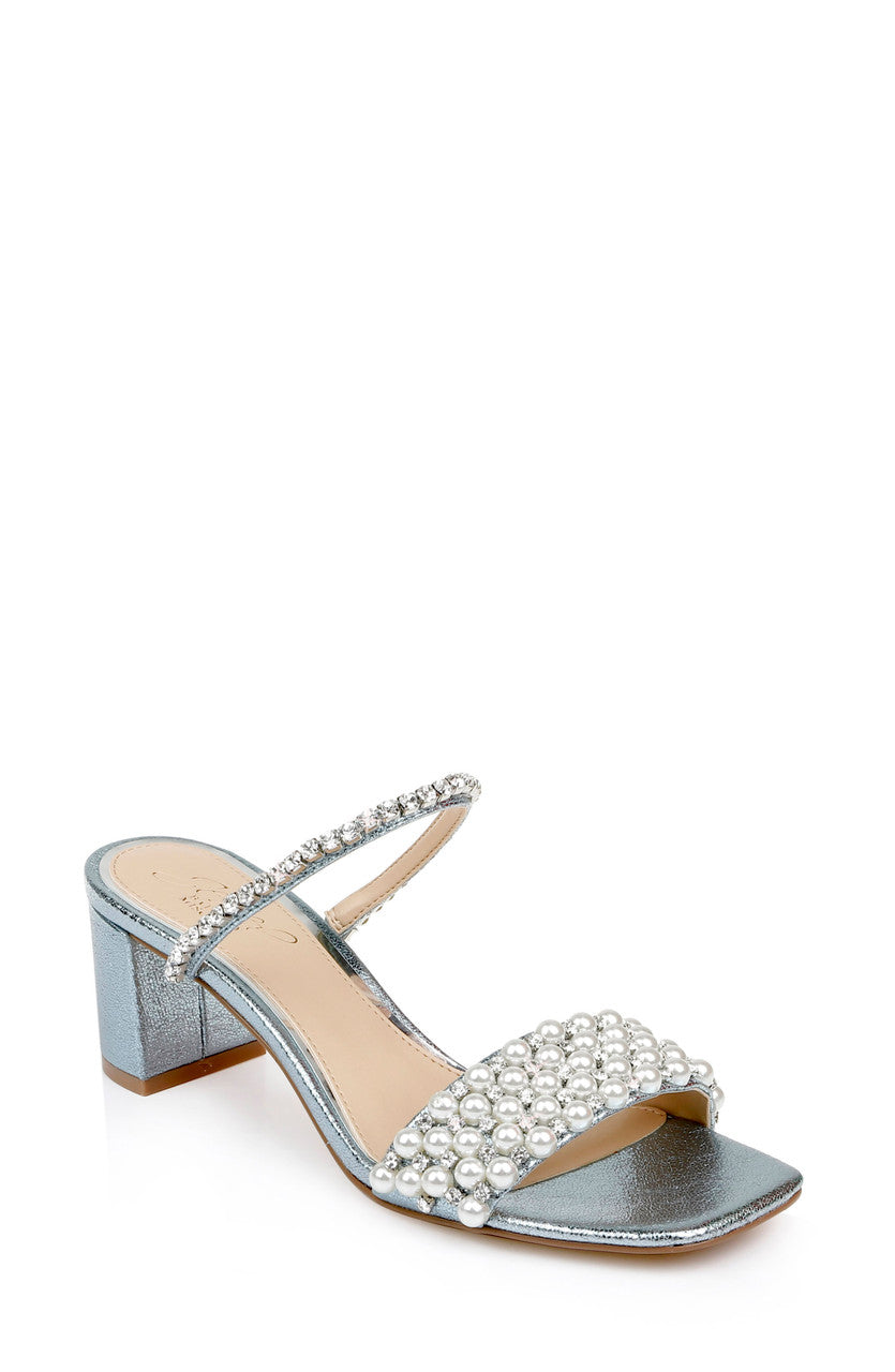 Light Blue | Orsen Pearl Block Heels