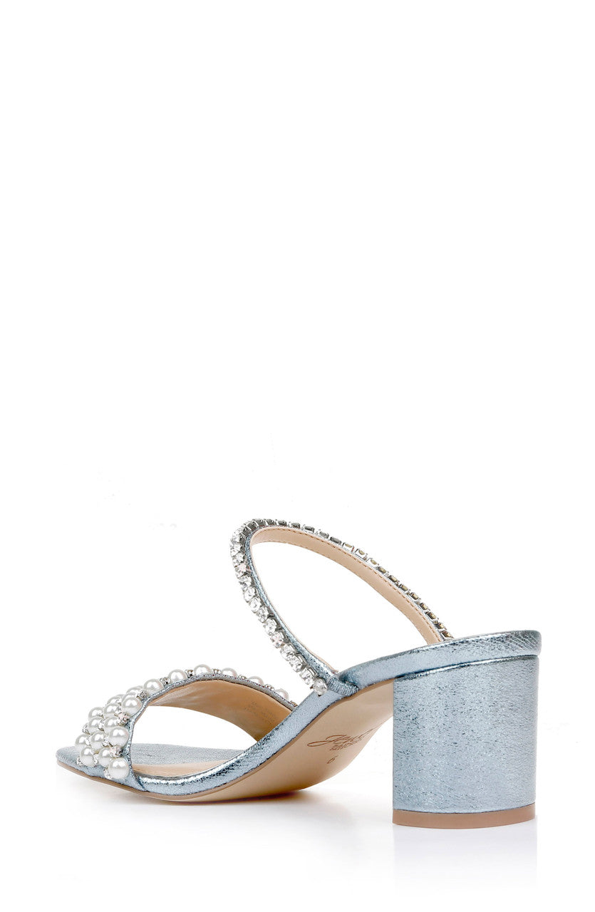 Light Blue | Orsen Pearl Block Heels