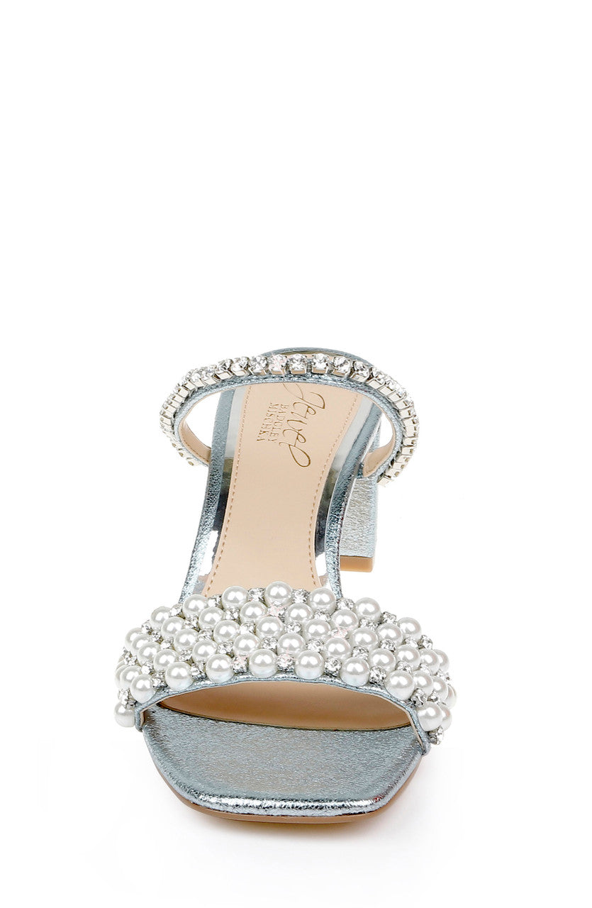 Light Blue | Orsen Pearl Block Heels