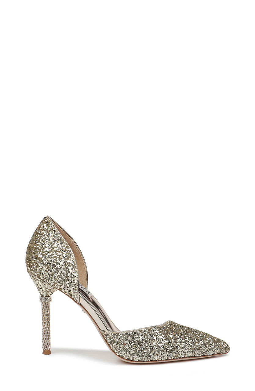 Platino | Ozara Glittered Evening Pump