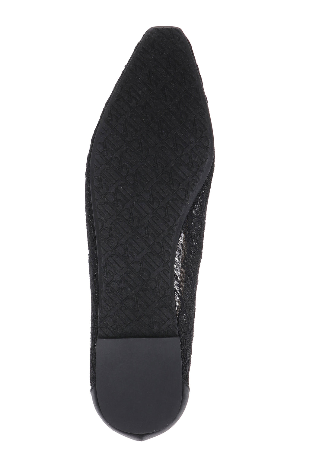 Black Lace | Raelyn Pointed Toe Slip-On Flats Sole