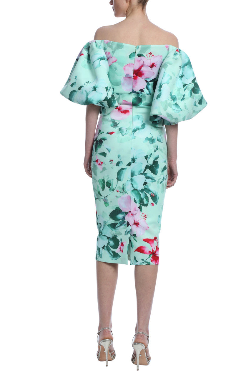 Mint Multi | Scuba Off Shoulder