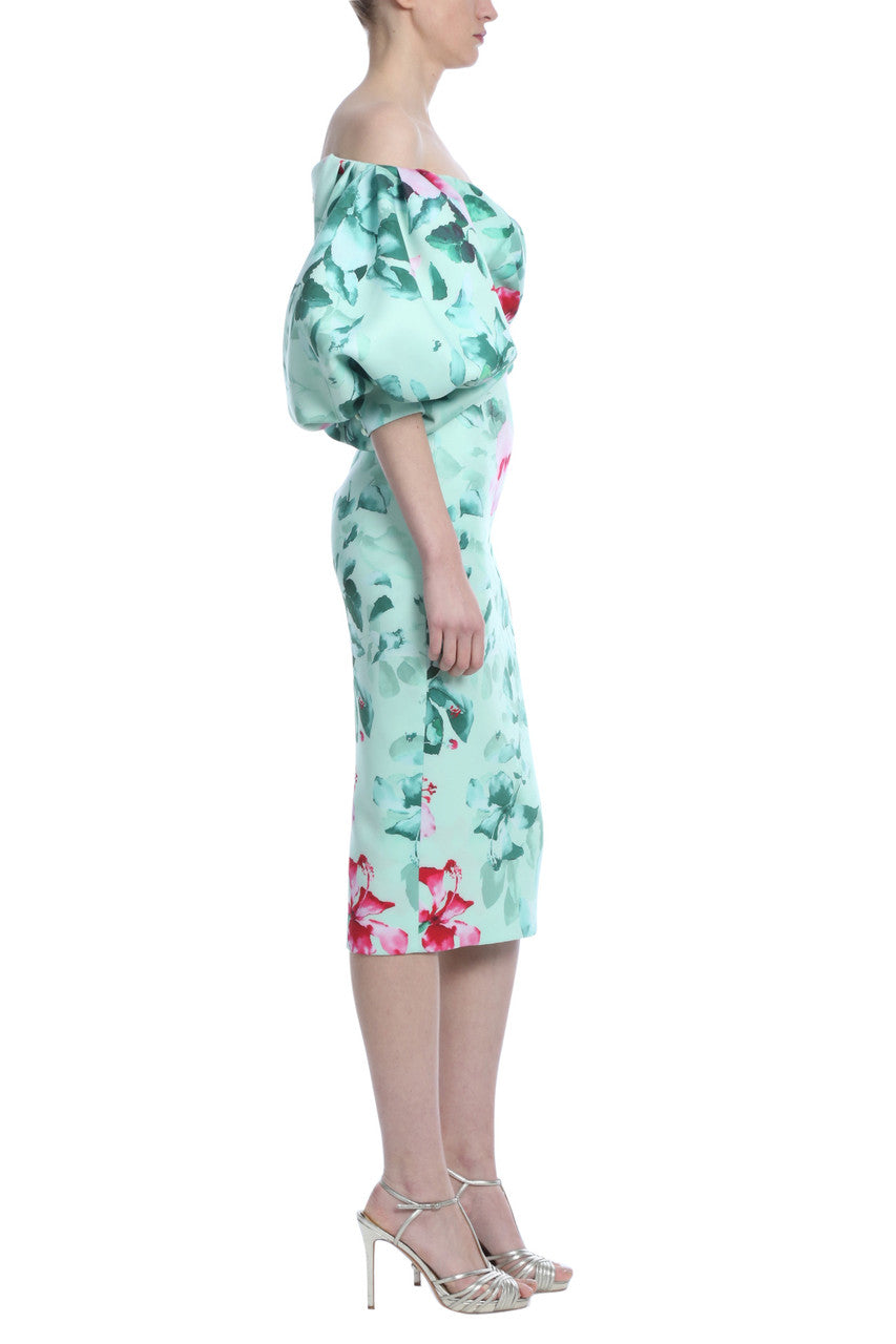 Mint Multi | Scuba Off Shoulder