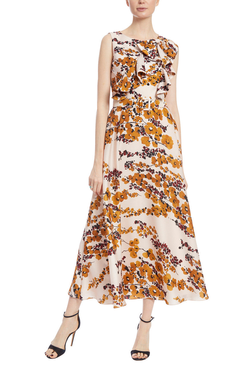 Blush Multi | Eastern-Inspired Floral Sleeveless Dress