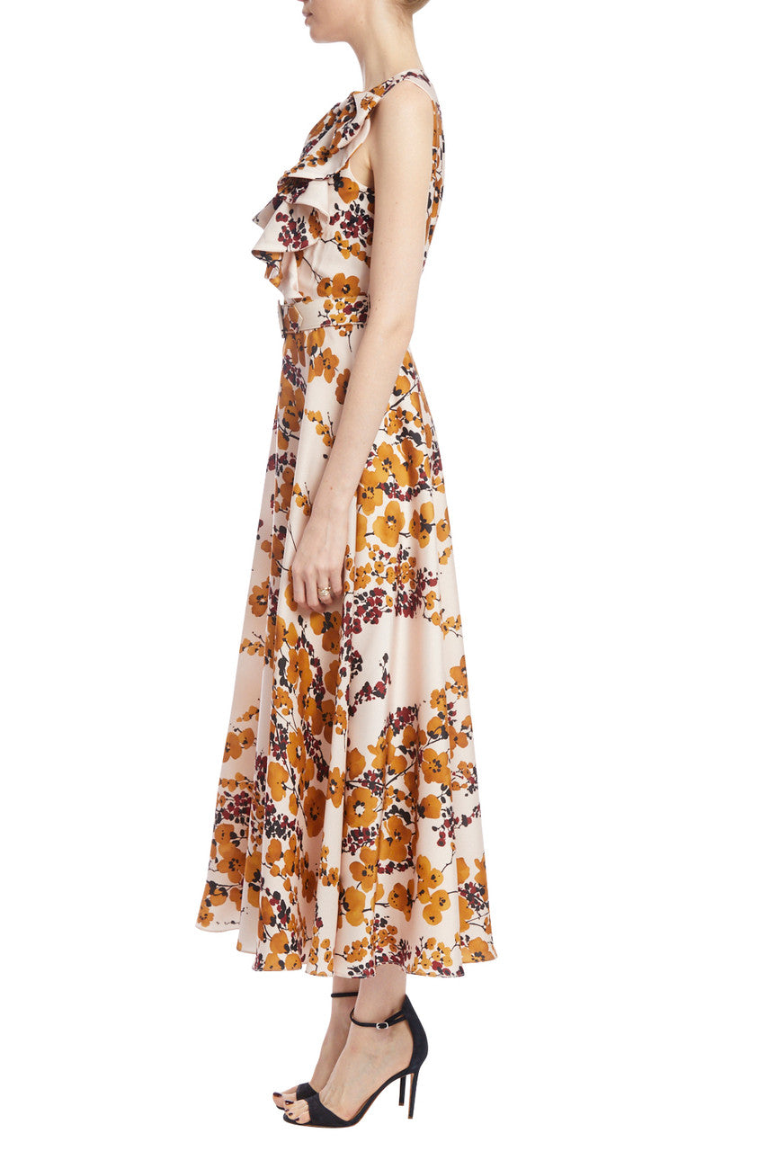 Blush Multi | Eastern-Inspired Floral Sleeveless Dress