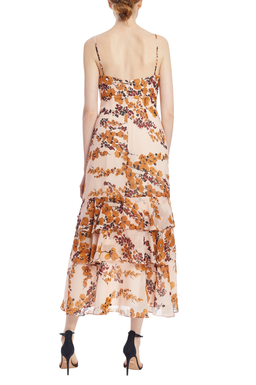 Blush Multi | Eastern Floral High-Low Dress