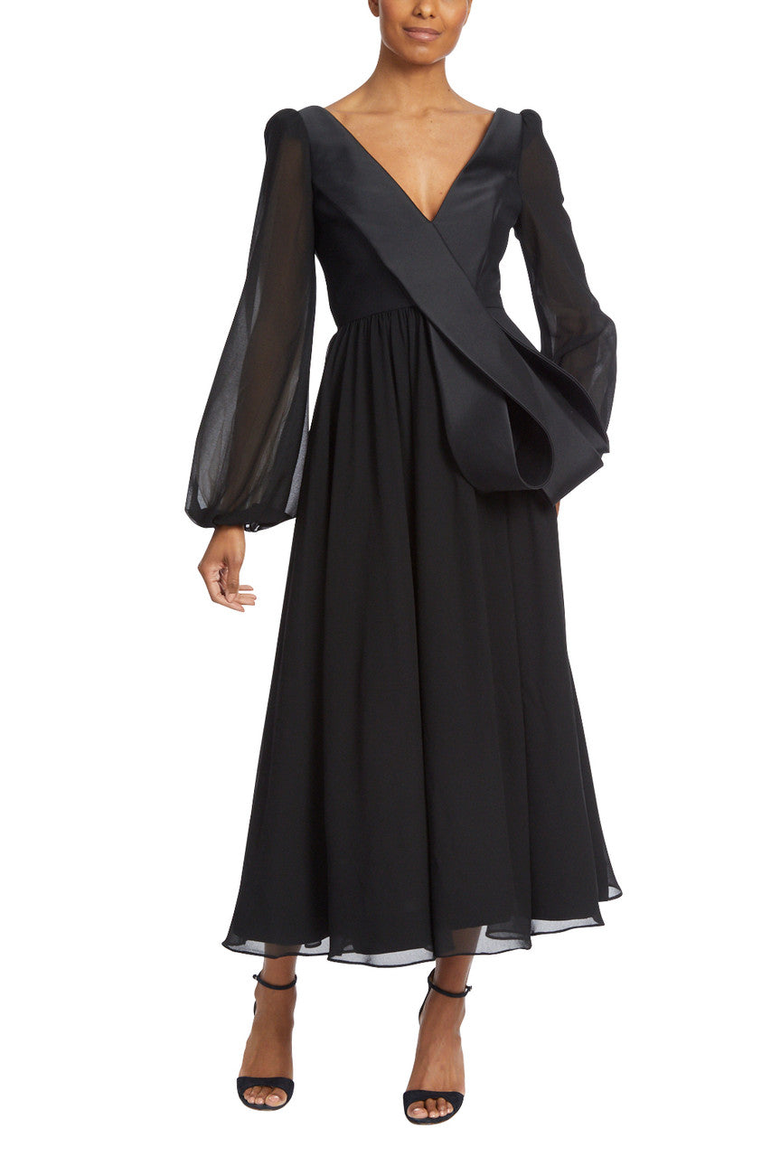 Black | Statement Loop Cocktail Dress