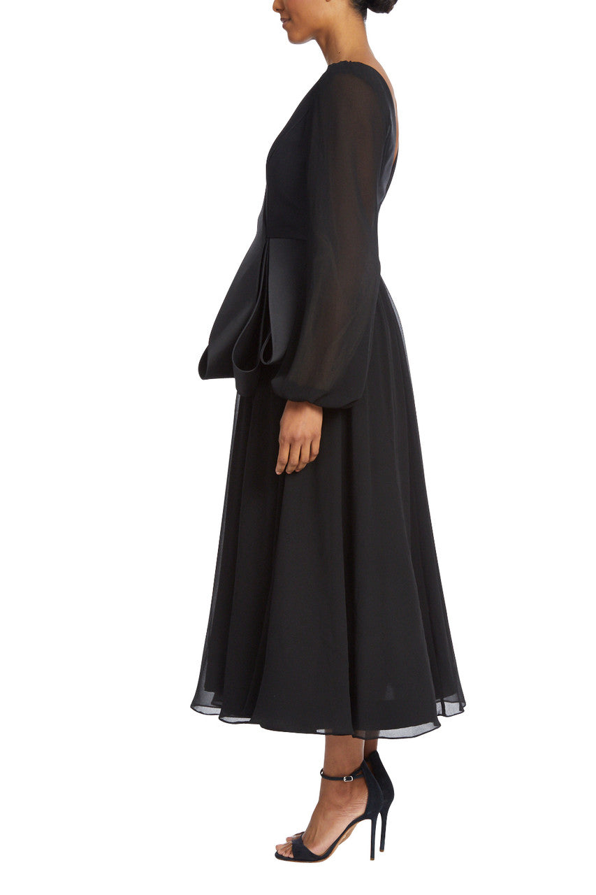 Black | Statement Loop Cocktail Dress