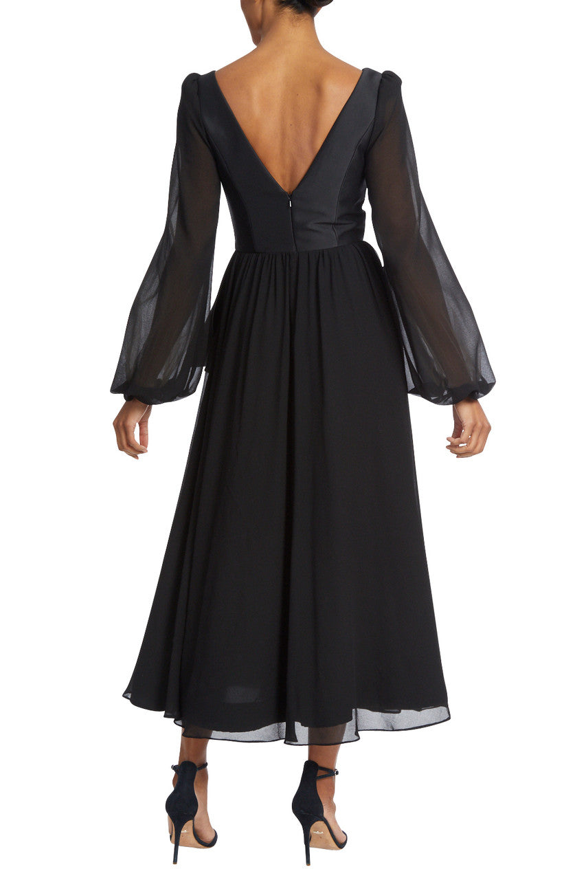 Black | Statement Loop Cocktail Dress