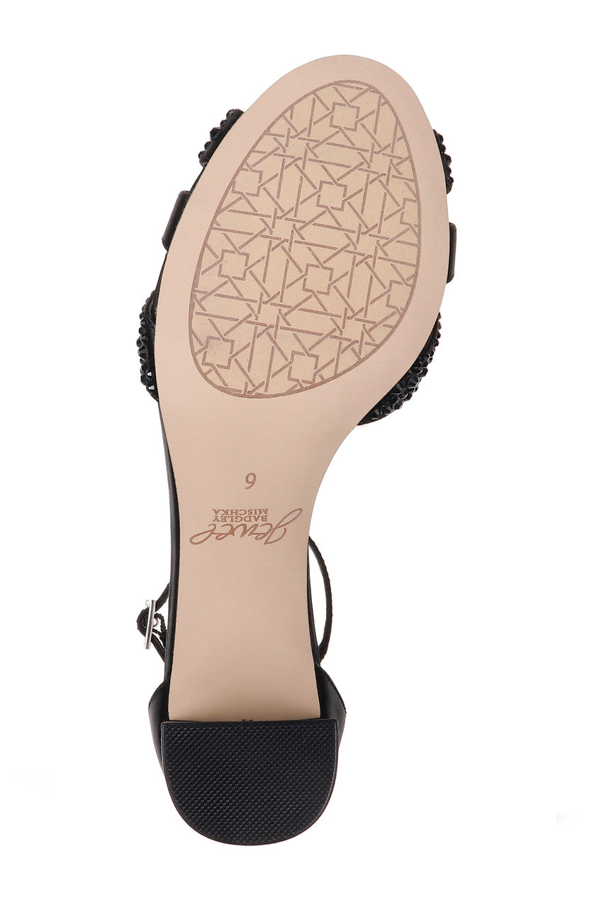 Black | Sequoia Ankle Strap Evening Shoe