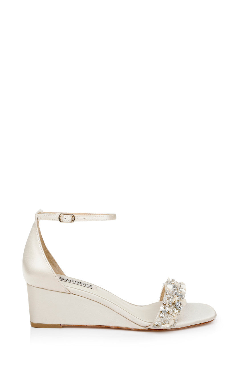 Ivory | Teasha Wedge Sandal