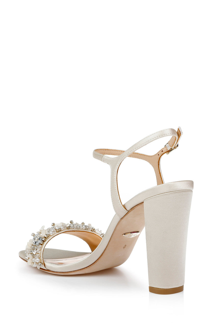 Ivory | Teenie High Block Heel Sandal