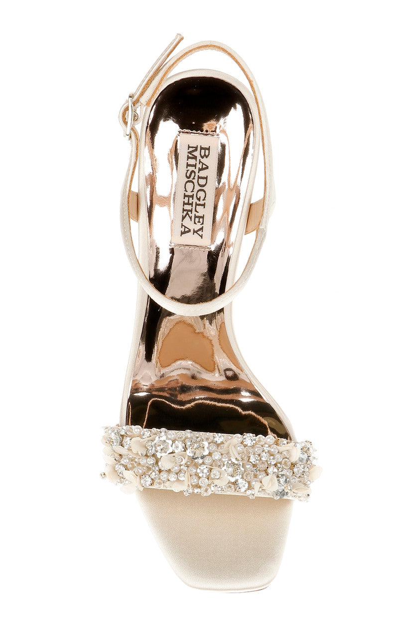 Ivory | Teenie High Block Heel Sandal