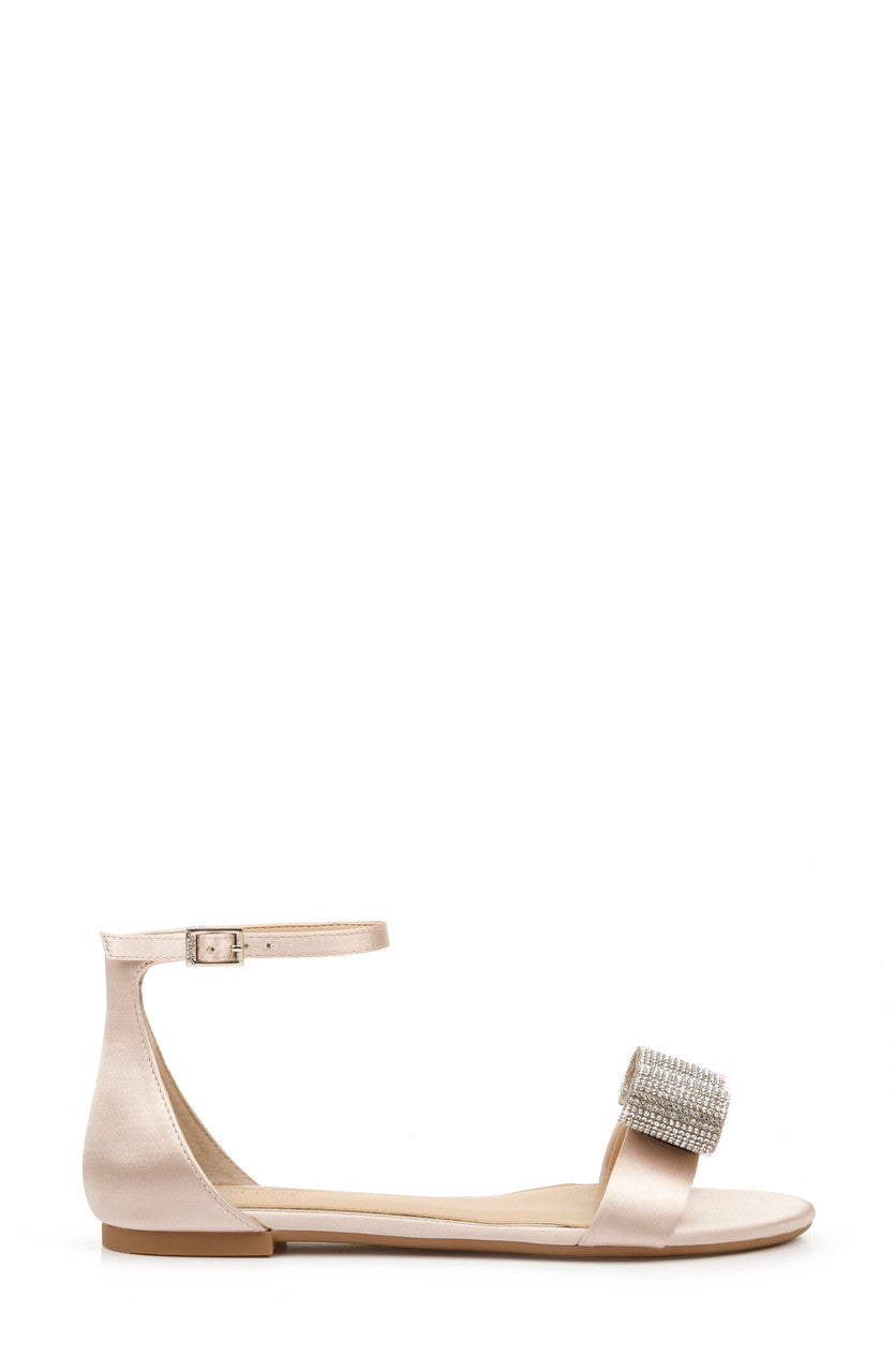 Champagne | Una Ankle Strap Sandal