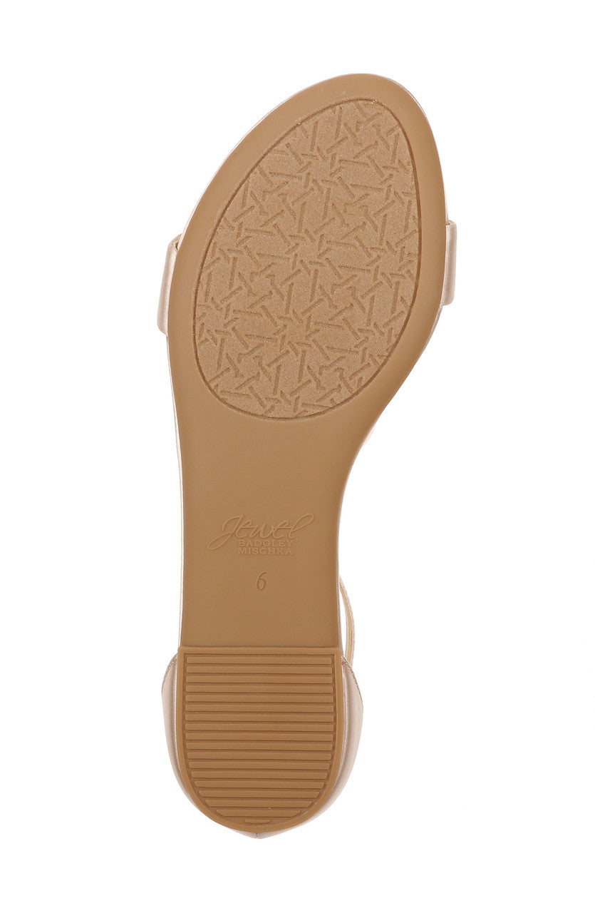 Champagne | Una Ankle Strap Sandal