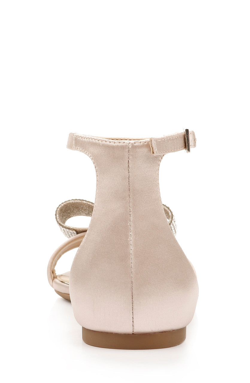 Champagne | Una Ankle Strap Sandal