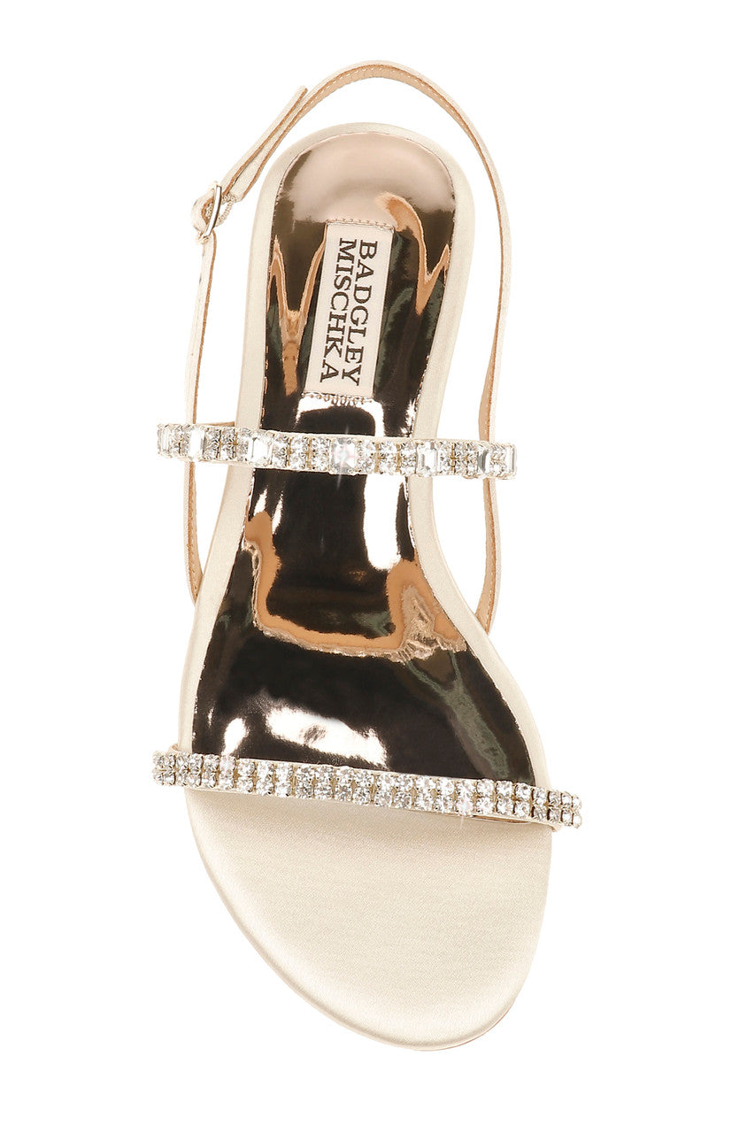 Ivory | Zandra Embellished Strappy Sandal